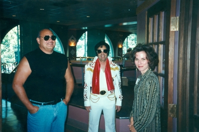 Elvis impersonation for Clinton's 50th