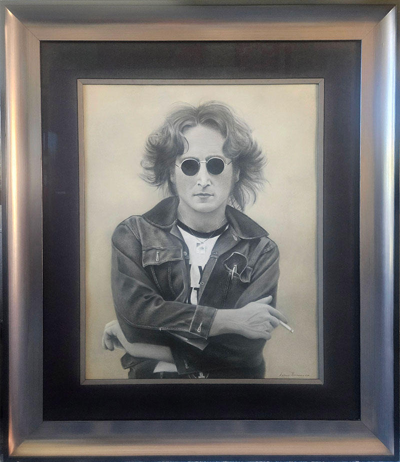 john lennon framed