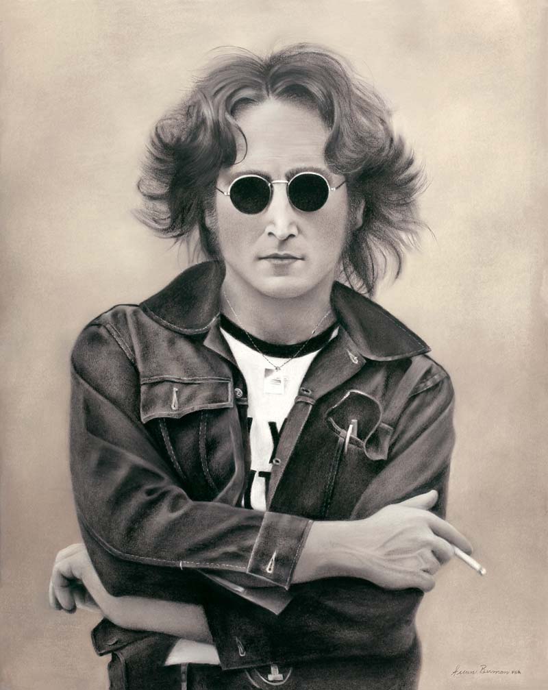 john lennon pastel