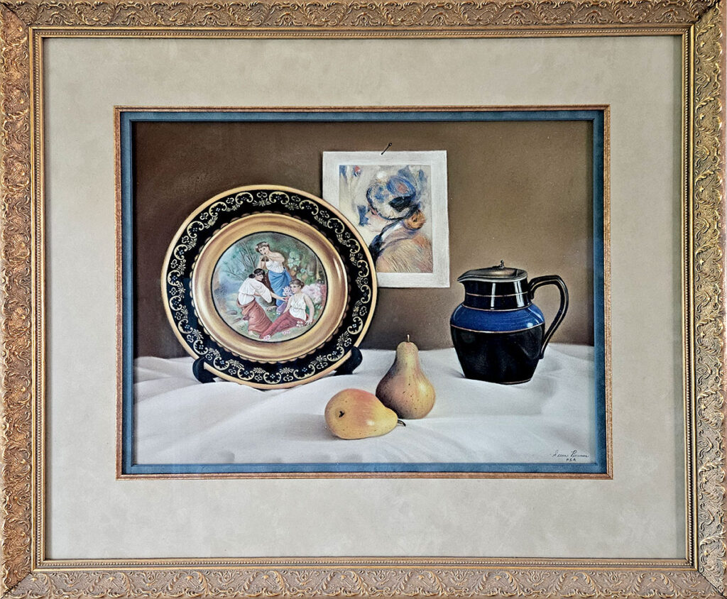 Les Mademoiselles Classiques pastel framed