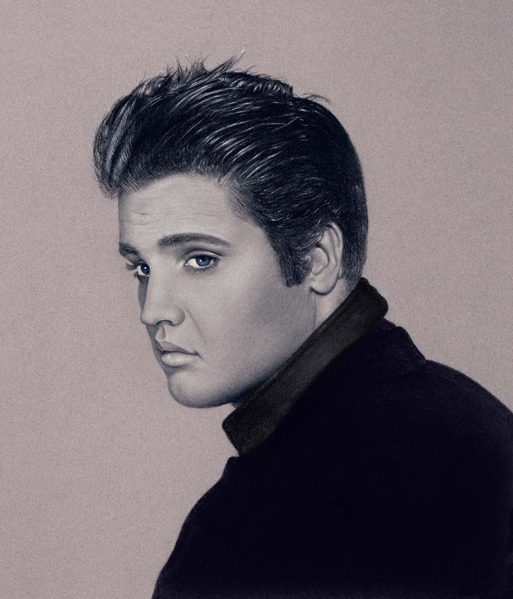 elvis original pastel