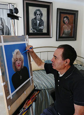 allan painting marilyn monroe