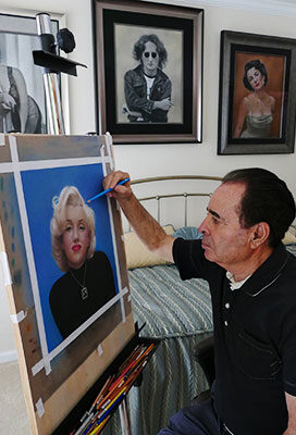 allan painting marilyn